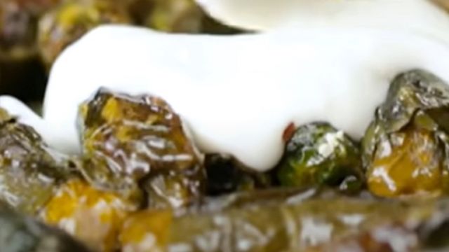 Dolma Sevenler Icin Yogurt Ve 1 Adet Beyazlatilmis Uzum Dolmasi.jpg