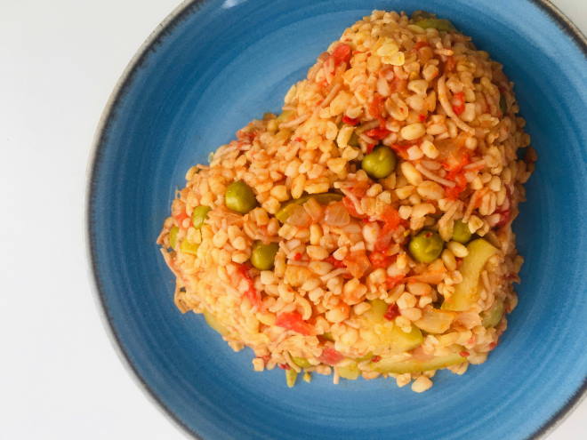 sebzeli bulgur pilavı tarifi