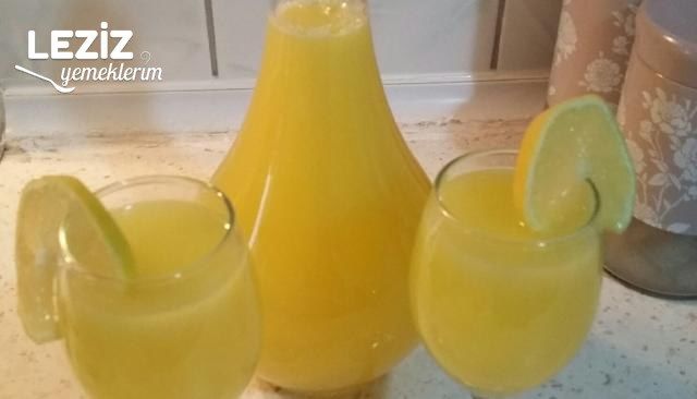 Limonata Tarifi 1 Limon Ve 1 Portakaldan 3 Litre Limonata.jpg