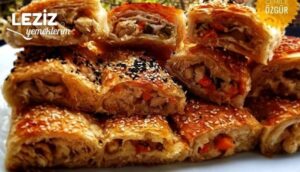 Tavuklu Borek Ve Baklavali Ekmek.jpg