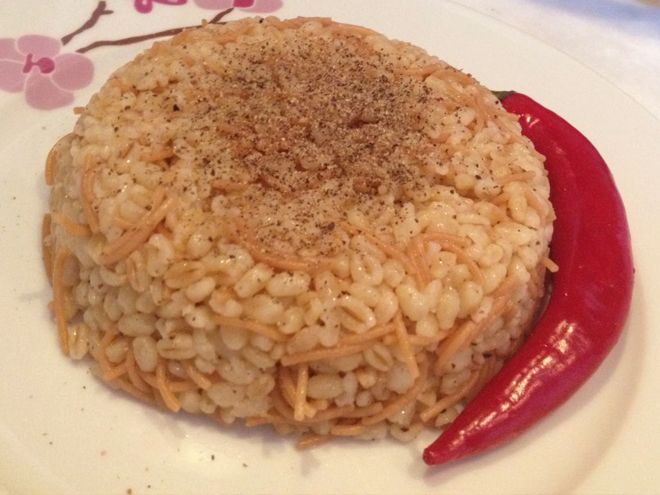 tel şehriyeli bulgur pilavı