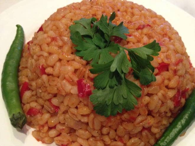 Domatesli Bulgur Pilavı